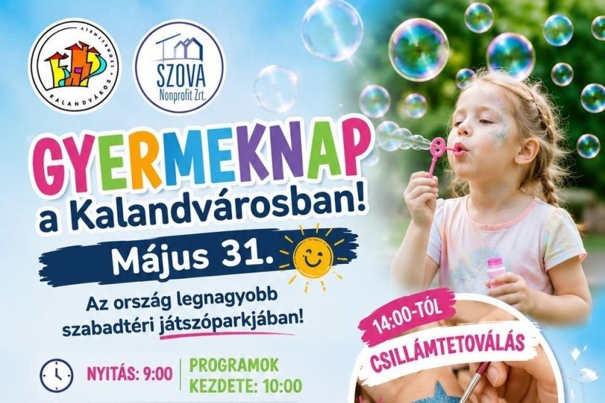 Gyereknapi program a Kalandvárosban