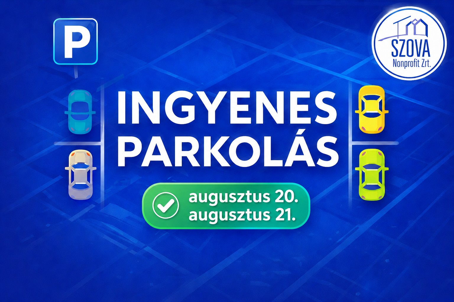 Változik a fizetőparkolás rendje és ügyfélszolgálatunk nyitvartartása