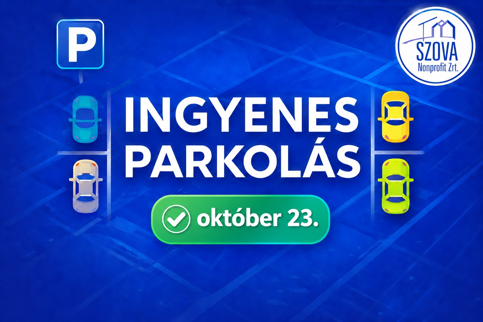 Hétvégén ingyenes lesz a parkolás